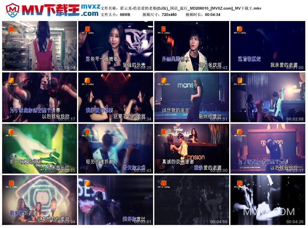 霍云龙-给亲爱的老婆(DJ版)_国语_流行_MD206010